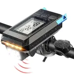 3 in 1 Smart Bike Headlight 800Lm Brightness 2000mAh Battery IP65 Waterproof with Speedometer Horn LED Bike Lamp Cycling Flashlight