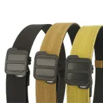 TUSHI 120cm Length Outdoor Shooter Belt Double Layered Quick Release Nylon Waist Belt for Cross-border Training Shooting and Outdoor Recreation