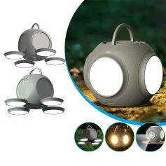 IPRee® Multifunctional Outdoor Camping Light Retro Handheld Portable LED Wireless Emergency Lighting Foldable Tent Light Camping Light