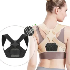 PRANASH X2 Upgraded Posture Corrector Adjustable Back Support Belt Spine Back Shoulder Brace Support Belts Adult Invisible Hunchback Belts for Sport Recovery