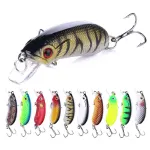 ZANLURE 10PCS Slow Sinking Minnow Fishing Lures 7g Wobbler Crankbait Artificial Hard Bait for Bass Trout Pike