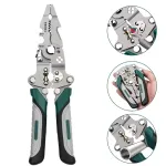IPRee Foldable Wire Stripper Multi-Function Crimping Pliers Pulley Design Electrician Wire Splitter Winding Tool for Cable Management