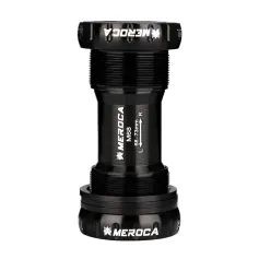 MEROCA BB68-73mm Bicycle Bottom Bracket Aluminum Alloy Waterproof Rust-proof Threaded Screw-in Middle Sealed Bearing for MTB