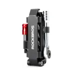 ROCKBROS Portable Bicycle Repair Tool Kit Multi-Function Ratchet Wrench Tools Set with Quick Release Socket Tire Lever Screwdriver Spanner