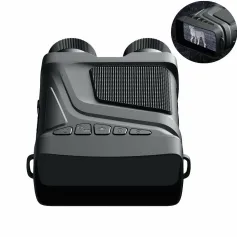 Binóculos de visão noturna HD 1280x720, telescópio infravermelho de 850 nm, zoom digital HD 5X, recarregável para caça e acampamento