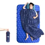 Down Sleeping Bag Outdoor Adult Children Camping Ultra Light Portable Patchwork Double Indoor Four Seasons Warm Duck Down Hiking Camping Sleeping Bag