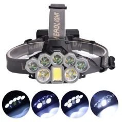BIKIGHT LED Rechargeable Headlamp Super Bright LED 6 Modes Waterproof Lightweight Headlamp for Camping Outdoor Sports