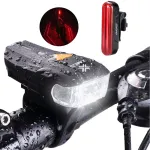 600LM XPG + 2 LED Bicycle German Standard Smart Sensor Warning Light Bike Front Light Headlight