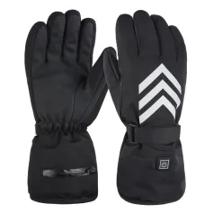 TENGOO Electric Heated Gloves Waterproof Winter Gloves Heated Ski Gloves Warm Touching Screen Gloves Keep Warm Outdoor Motorcycle Gloves Thermal Gloves Battery Heated Gloves