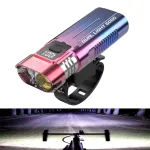 BIKIGHT SM220 800LM Dual-core LED Bicycle Headlight Battery Level Digital Display USB Charging Waterproof Front Bike Light for MTB Road Night Riding