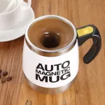 450ml Electric Self Stirring Magnetic Stainless Steel Coffee Mug Coffee Milk Mixing Cup Blender Lazy Smart Mixer Thermal Cup
