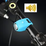 120dB Mini High Sound Bicycle Bell Horn 5 Sound Modes USB Rechargeable Waterproof Electric Horn Mountain Road Cycling Horn