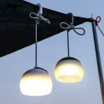 WEST BIKING Portable Camping Light USB Rechargeable Hook Camping Lantern Adjustable Outdoor Waterproof Tent Lights Emergency Table Lamp Power Brank