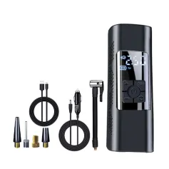 150PSI Rechargeable Air Pump Tire Inflator Cordless Portable Compressor Digital Car Tyre Pump For Bicycle Tires Balls
