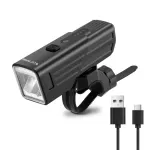 WEST BIKING 400LM Smart Light-sensing Bicycle Headlight Portable Flashlight Waterproof Type-C Charging Quick Release Bike Front Light for MTB Night Cycling Safety