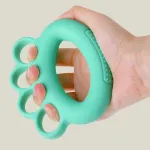 KALOAD 40-60lbs Hand Grip Strength Trainer Silicone Forearm Grip Workout Hand Gripper Five Finger Exerciser
