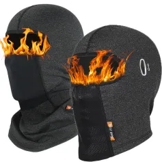 WEST BIKING Thermal Men's Hat Winter Cycling Protective Geasr Windproof Bike Helmet Liner Breathable Balaclava Face Mask Headwear for Skiing Skating Biking