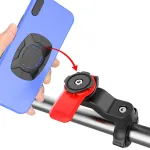 XANES Rotatable Bicycle Phone Holder 4.7\\-7.2\\ inch Phone Shockproof Non-slip Motorcycle Holder Handlebar Mount Safety Lock Phone Holder