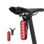 WEST BIKING Bicycle Laser Brake Sensing Taillight IPX5 Waterproof 450mAH USB Charging Bike Rear Light for Night Riding Safety