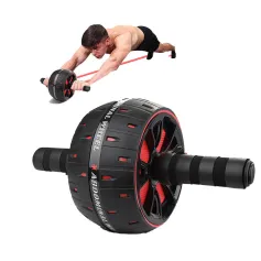 KALOAD AB Roller Abdominal Tonifying Wheel Muscle Trainer Exercise Roller with Mat for Body Shaping Abs Core Workout Home Gym Fitness Equipment
