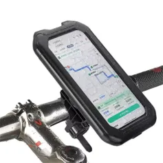 XANES 7-inch Bicycle Phone Holder Support TPU Touch Screen Waterproof Universal Bike GPS 360° Swivel Adjustable Motorcycle Cellphone Holder