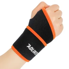 AOLIKES 1PCS Elastic Bandage Wrist Band Anti-slip Breathable Hand Protection for Weightlifting Ball Games Sports