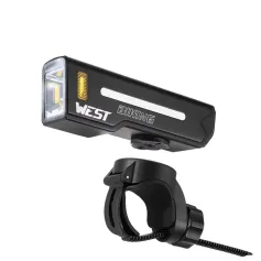 WEST BIKING 1000 Lumen High Brightness Bike Headlight 5000mAh Anti-glare Quick-release Bicycle Light IPX5 Waterproof USB Charging 6 Light Modes for MTB Road Cycling
