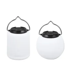 Portable Camping Lamp With Hook USB Rechargeable Tent Lighting Decorations Waterproof Garden Rechargeable Outdoor Waterproof Long-lasting Flashlight Camping Lights