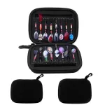 ZANLURE Portable Fly Fishing Lure Box Spinner Spoon Bait Trout Flies Fish Hook EVA Hard Storage Case