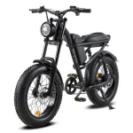 [САЩ директно] IM-J1 Електрически велосипед 48V 15AH батерия 500W мотор 20 * 4.0 инча дебели гуми 80-120KM пробег 150KG полезен товар Електрически велосипед