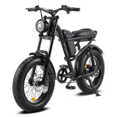 [USA Direct] IM-J1 Electric Bike 48V 15AH Battery 500W Motor 20*4.0inch Fat Tires 80-120KM Mileage 150KG Payload Electric Bicycle
