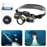 1000LM 50M Professional LED Scuba Diving Headlamp 50M Underwater IPX8 Waterproof Dive Projection 21700 Torch LED Headlight