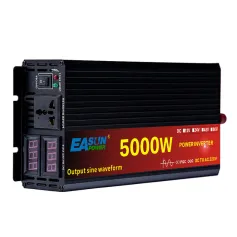 Easun Power 5000W Pure Sine Wave Solar Power Inverter DC 12V 24V AC 220V Portable Power Bank Converter Car Micro Inverter