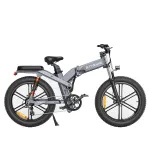 [US DIRECT] ENGWE X26 19.2Ah 7.5Ah Dual Batteries 1000W Folding Electric Bike 20*4.0 Inch Fat Tire 120-150km Mileage Mountain Snowfield E-Bike