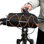 BENGGUO 2.5L Multi-functional Bike Handlebar Bag Portable Reflective Large Capacity Storage Shoulder Bag Bicycle Bag for Outdoor Cycling