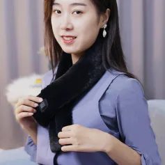 TENGOO Outdoor Warm Electric Heating Scarf Intelligent Heating Scarf 3 Gear Heating USB Heated Scarf Thermal Shawl Neck Brace Neck Protection Cold Invisible Zipper