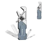NexTool 6 In 1 EDC Adjustable Wrench Multitool Pocket Hand Tools Kit Screwdriver Bit Set Multi Function Tools Folding Knife File