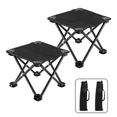 IPRee Portable Camping Folding Chair Outdoor Foldable Camping Stool Fishing Chair Oxford Light Cloth Folding Beach Chair Picnic Seat