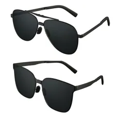 XIAOMI Mijia Thin Foldable Polarized Sunglasses UV400 Protection HD Lightweight Sun Glasses for Outdoor Driving Fishing Travel