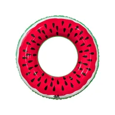1pc Watermelon Inflatable Pool Float Circle Summer Swimming Ring for Kids Adults Giant Swimming Float Air Mattress Beach Party Pool Toys