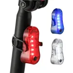 BENGGUO High Brightness Mini Bicycle Taillight 150mAH USB Charging Waterproof 3 Modes Bike Rear Light for Night Riding Safety Warning