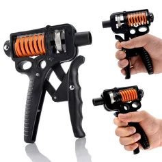 KALOAD 5-165kg Adjustable Heavy Hand Grip Strengthener Finger Expander Wrist Forearm Trainers Fitness Steel Spring Exercise Equipment
