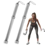 KALOAD 1pair Cordless Battle Rope Multifunctional Power Training System Arm Strength Home Gym Equipment For Full Body Workout Unisex
