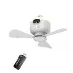 IPRee Portable Ceiling Fans 8000mAh Outdoor Camping Fan Tent Ventilator Cooler Rechargeable Electric Fan Remote Control LED Lighting