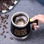 IPRee 400ml Automatic Self Stirring Magnetic Mug 304 Stainless Steel Coffee Milk Mixing Cup Creative Blender Smart Mixer Thermal Cups
