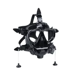 DIDEEP Snorkeling Full Face Mask Diving Goggle Anti Fog Leakproof 180° Panoramic View Silicone Scuba Face Mask