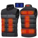 TENGOO HV-11 Unisex 11Heating Area Vest 3-Gears Heated Jackets USB Electric Thermal Clothing Winter Warm Vest Outdoor Heat Coat Clothing