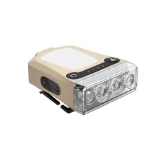 Erittäin kirkas induktio LED-kiinnitettävä valo Mini otsalamppu USB-ladattava taskulamppu ulkona vedenpitävä yökalastukseen kannettava työvalo