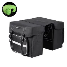 WEST BIKING 25L Bicycle Pannier Bag Waterproof Bike Rear Seat Bag Large Capacity Tail Seat Luggage Carrier Cycling Bags for MTB