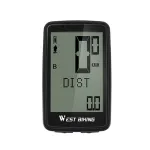 WEST BIKING 5 Languages Bike Computer 21 Functions Touch Screen USB Charging Waterproof Wireless Bicycle Speedometer Odometer for MTB Road Cycling